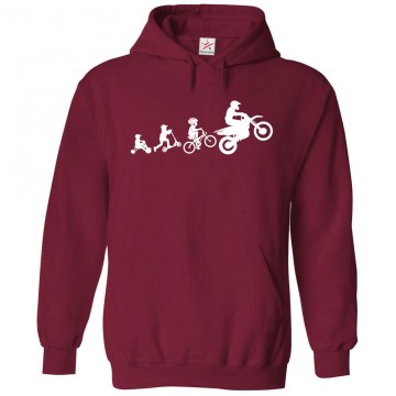 Evolution of Men Art Classic Unisex Kids and Adults Pullover Hoodie									 									 									
